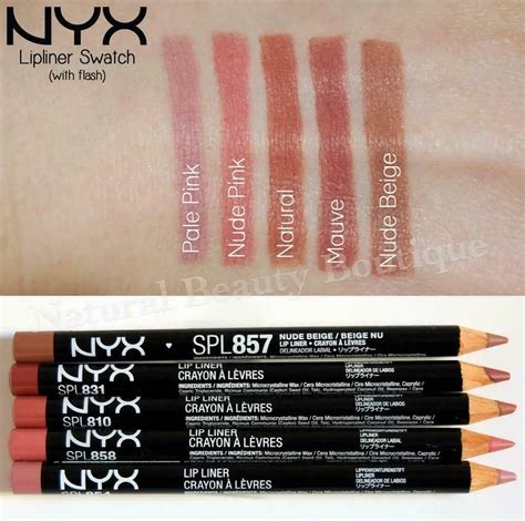 nyx nude beige lip liner|NYX PROFESSIONAL MAKEUP Lipliner Slim 857 Nude Beige, 1 g